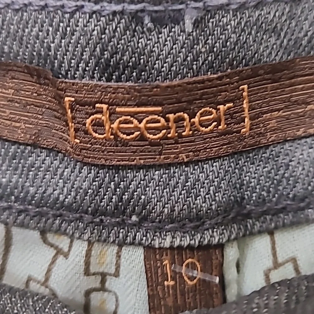 Y2k Deener Gray Denim Skirt NWT